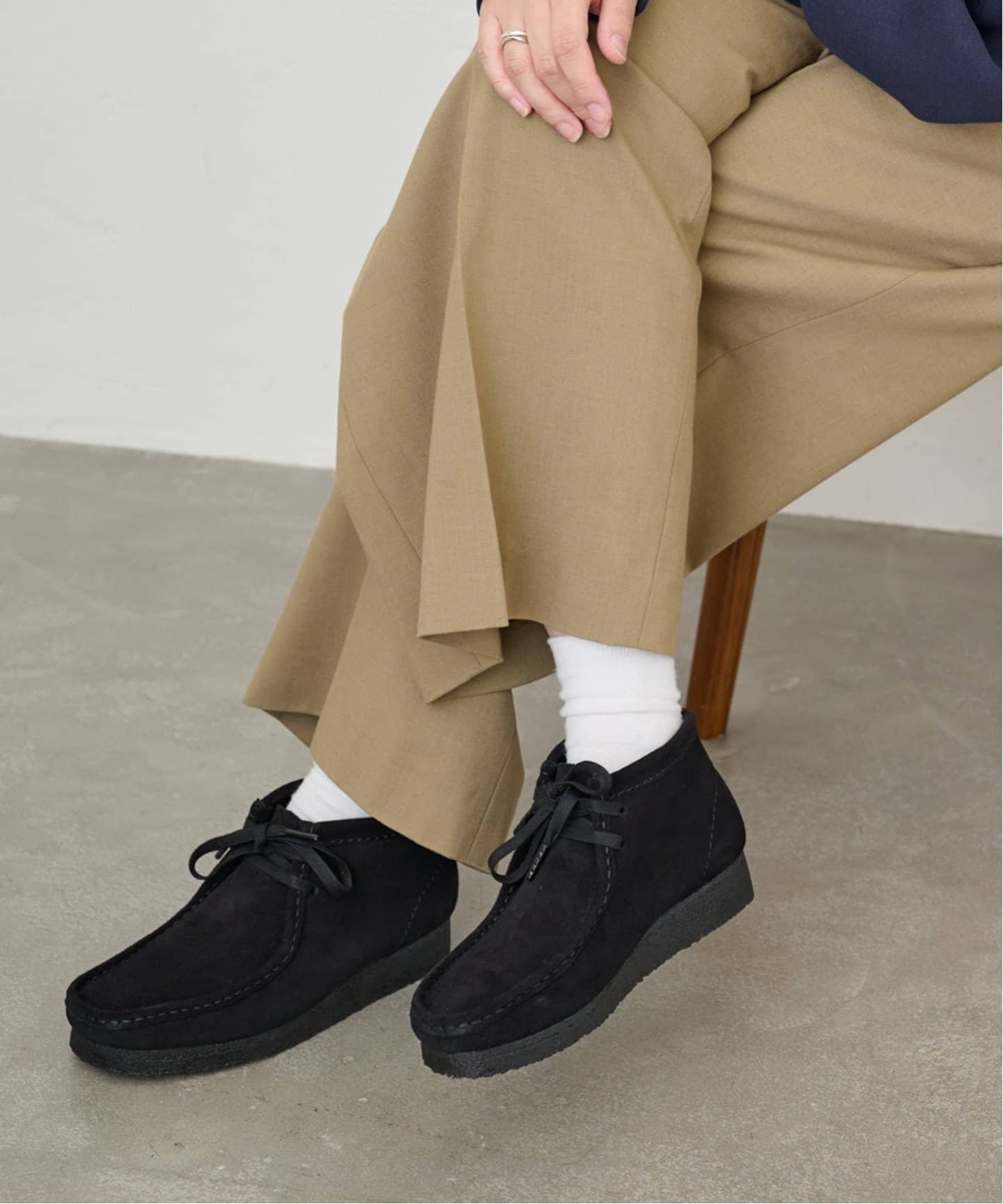 クラークス JOURNAL STANDARD 【CLARKS/クラークス】WALLABEE BOOT:シューズ ジャーナル スタンダード シューズ・靴 その他のシューズ・靴 ブラック【送料無料】