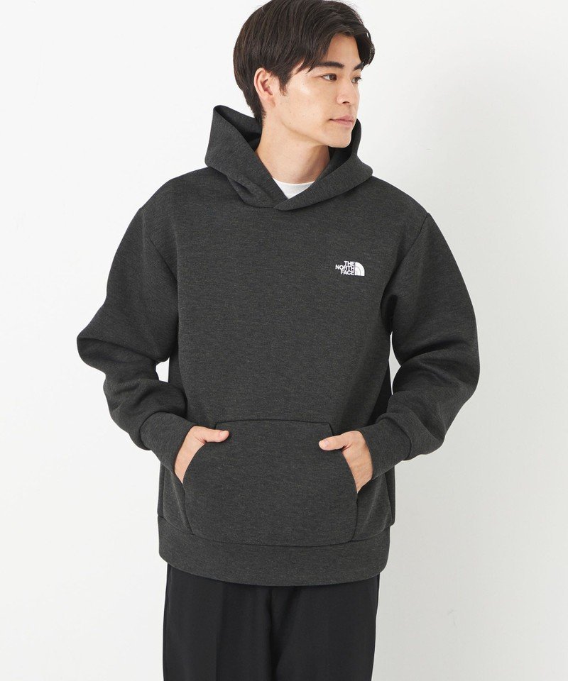 ザ・ノース・フェイス パーカー メンズ UNITED ARROWS green label relaxing 【WEB限定】＜THE NORTH FACE＞テックエアースウェットワイドフーディ パーカー ユナイテッドアローズ グリーンレーベルリラクシング トップス パーカー・フーディー グレー ブラック【送料無料】