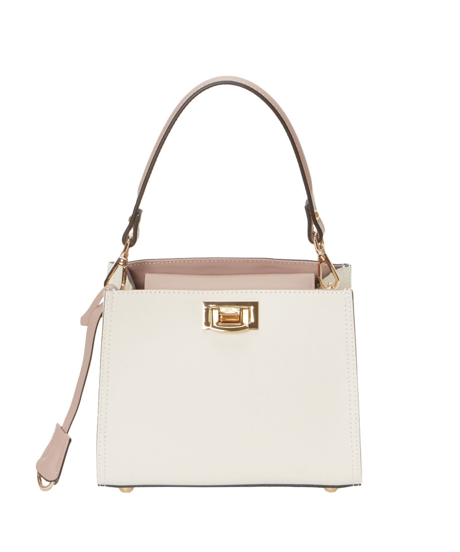 【SALE／40%OFF】ANAYI ◇配色スクエアバッグ アナイ バッグ ハンドバッグ ホワイト グリーン【送料無料】のサムネイル