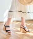 【SALE/20%OFF】ALUNE SEVEN TWELVE THIRTY ウェッジヒールサンダル セヴントゥエルヴサーティ シューズ・靴 サンダル ベージュ...