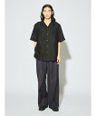 【SALE/30%OFF】MIDIUMISOLID MIDIUMISOLID Men's コットンリネンワイドパンツ マーコート パンツ その他のパンツ ネイビ...