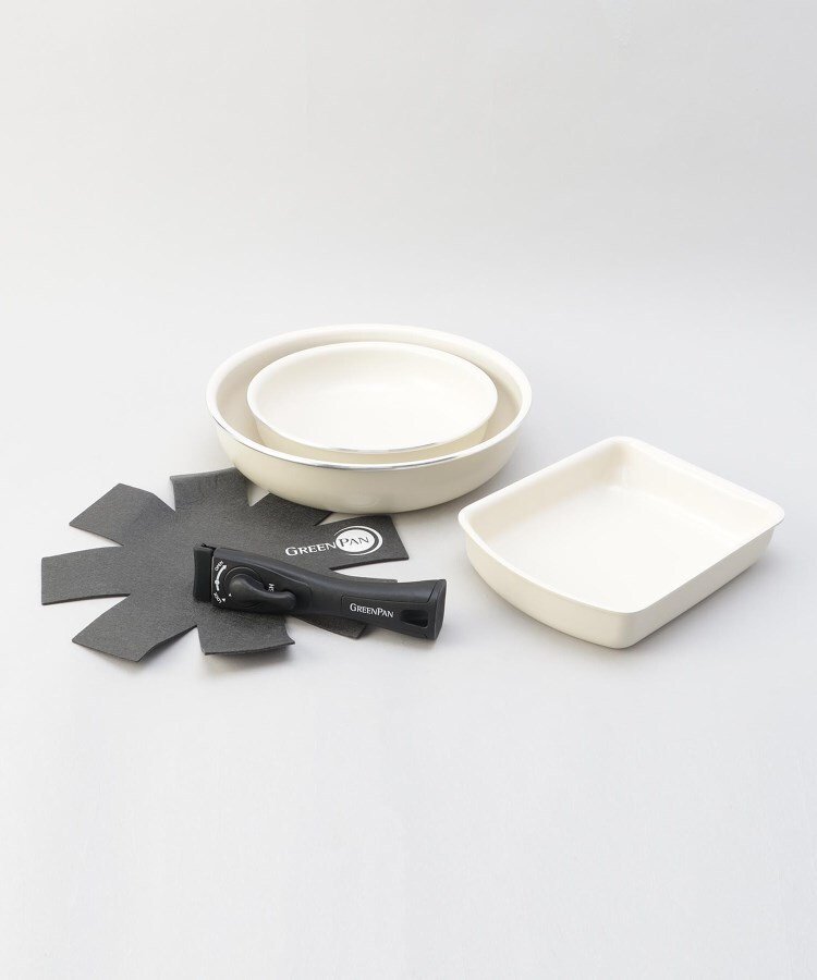 212 KITCHEN STORE クリックシェフ セット5 WH ＜GreenPan グリーンパン＞ トゥーワントゥーキッチンストア 食器・調理器具・キッチン用品 その他の食器・調理器具・キッチン用品【送料無料】 stylife-15165250 Rakuten Fashion サンプル画像2