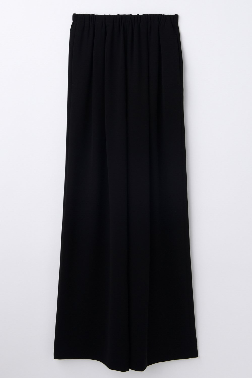 ENFOLD RELAX ELASTIC WIDE-TROUSERS エンフォルド パンツ スラックス・ドレスパンツ ブラック グレー