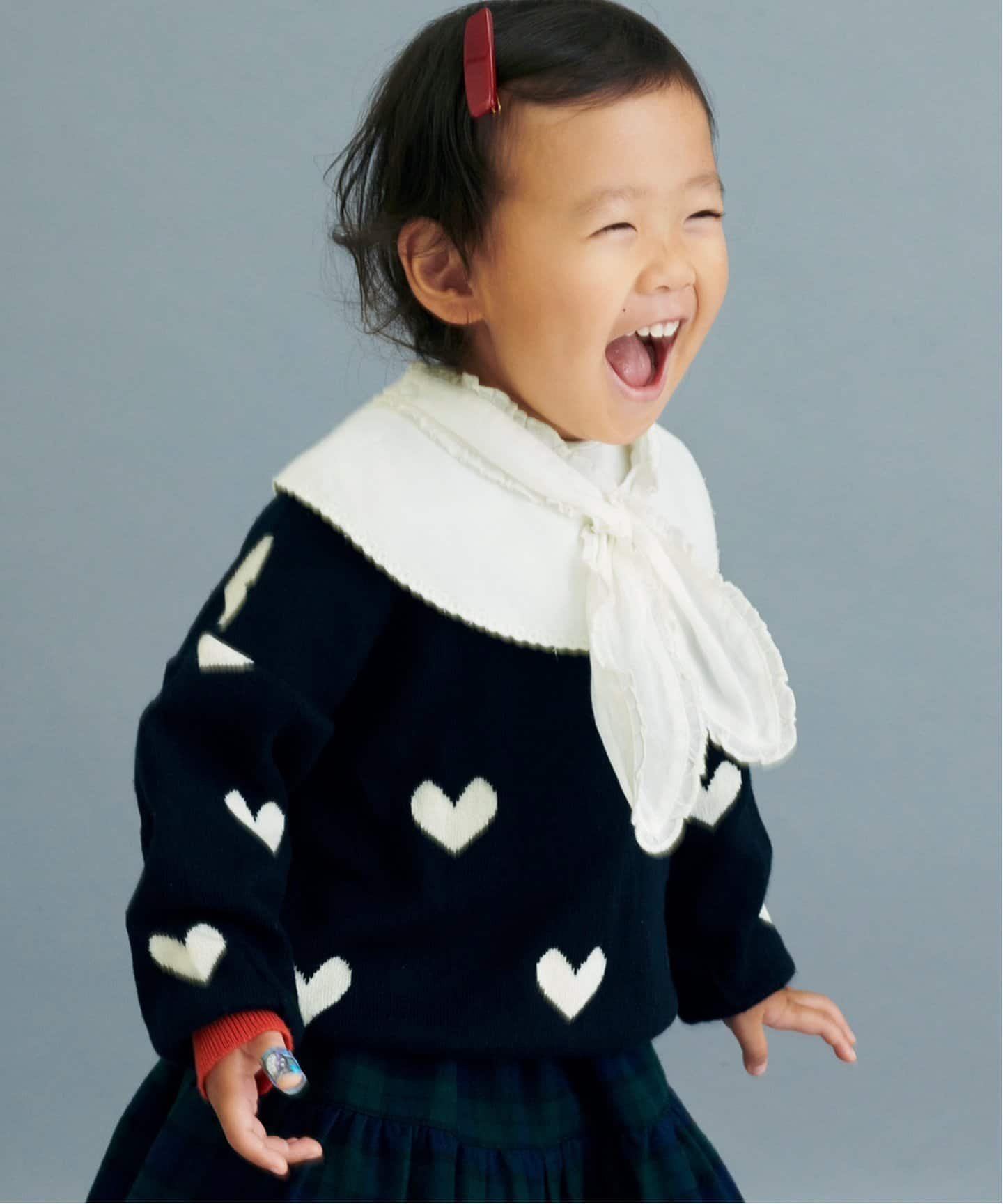 楽天Rakuten FashionIENA ENFANT 【BaYiRi/バイリ】 別注 AMOR SWEATER baby-kids イエナ　アンファン マタニティウェア・ベビー用品 その他のベビーグッズ ブラック ブラウン【送料無料】