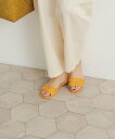 【SALE/50%OFF】URBAN RESEARCH DOORS セパレートフラットサンダル アーバンリサーチドアーズ シューズ・靴 サンダル グリーン ブラ...