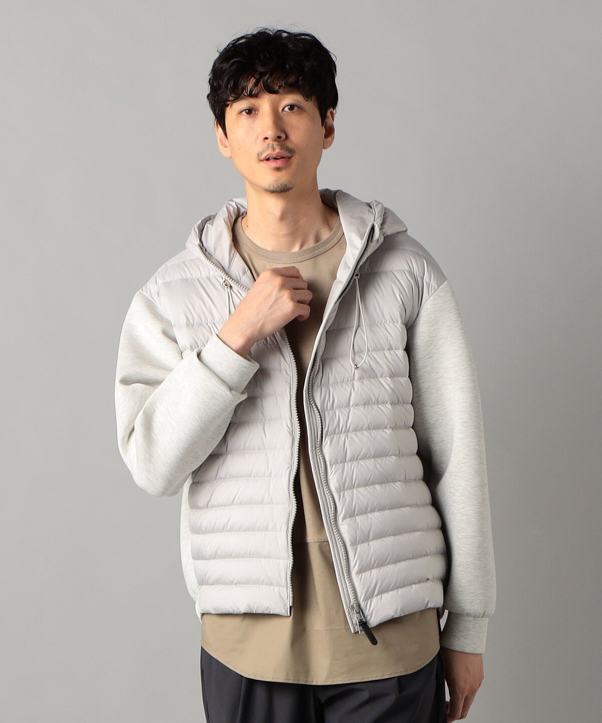 （同梱不可） 桑和 5332 長袖ブルゾン 3Lサイズ インディゴ(54) いつも爽やかな肌ざわり