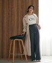 【SALE/60%OFF】PROPORTION BODY DRESSING 合皮ベルト付きワイドパンツ プロポーションボディドレッシング パンツ その他のパンツ...
