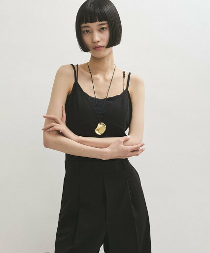 ADAM ET ROPE' FEMME 2WAYブラトップサロペット アダムエロペ オールインワン・オーバーオール オーバーオール・サロペット ブラック ベージュ【送料無料】 ADAM ET ROPE' FEMME 2WAYブラトップサロペット アダムエロペ オールインワン・オーバーオール オーバーオール・サロペット ブラック ベージュ【送料無料】