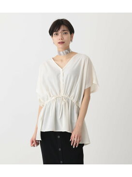 【SALE／55%OFF】AZUL by moussy FRONT PEPLUM BLOUSE アズールバイマウジー シャツ/ブラウス シャツ/ブラウスその他 ホワイト ブラック グリーン カーキ