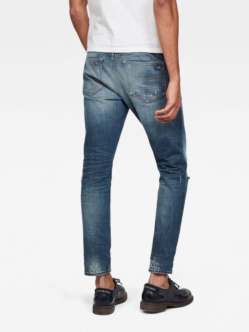 【公式ショップ】3301 SLIM JEANS/スリムテーパードジーンズ ジースターロゥ パンツ ジーンズ・デニムパンツ ネイビー