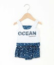 OCEAN PACIFIC KIDS OP KIDS/(K)スイムスーツ オーピー/ラスティー/セブンツー 水着・スイムグッズ 水着 ネイビー ホワイト【送料無料】