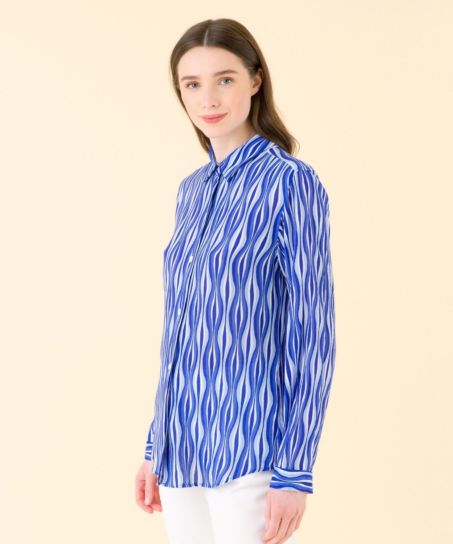 ICM4 CHEMISE シャツ アニエスベー トップス シャツ・ブラウス ブルー