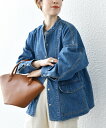 SHIPS any 《追加予約》SHIPS any: デニム ワーク ジャケット SHIPS any DENIM シップス ジャケット アウター デニムジャケット ブルー【送料無料】