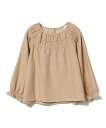 【SALE/60%OFF】BEAMS mini スモッキング ギャザー ブラウス (90~150cm) ビームス アウトレット トップス シャツ・ブラウス ブラ...