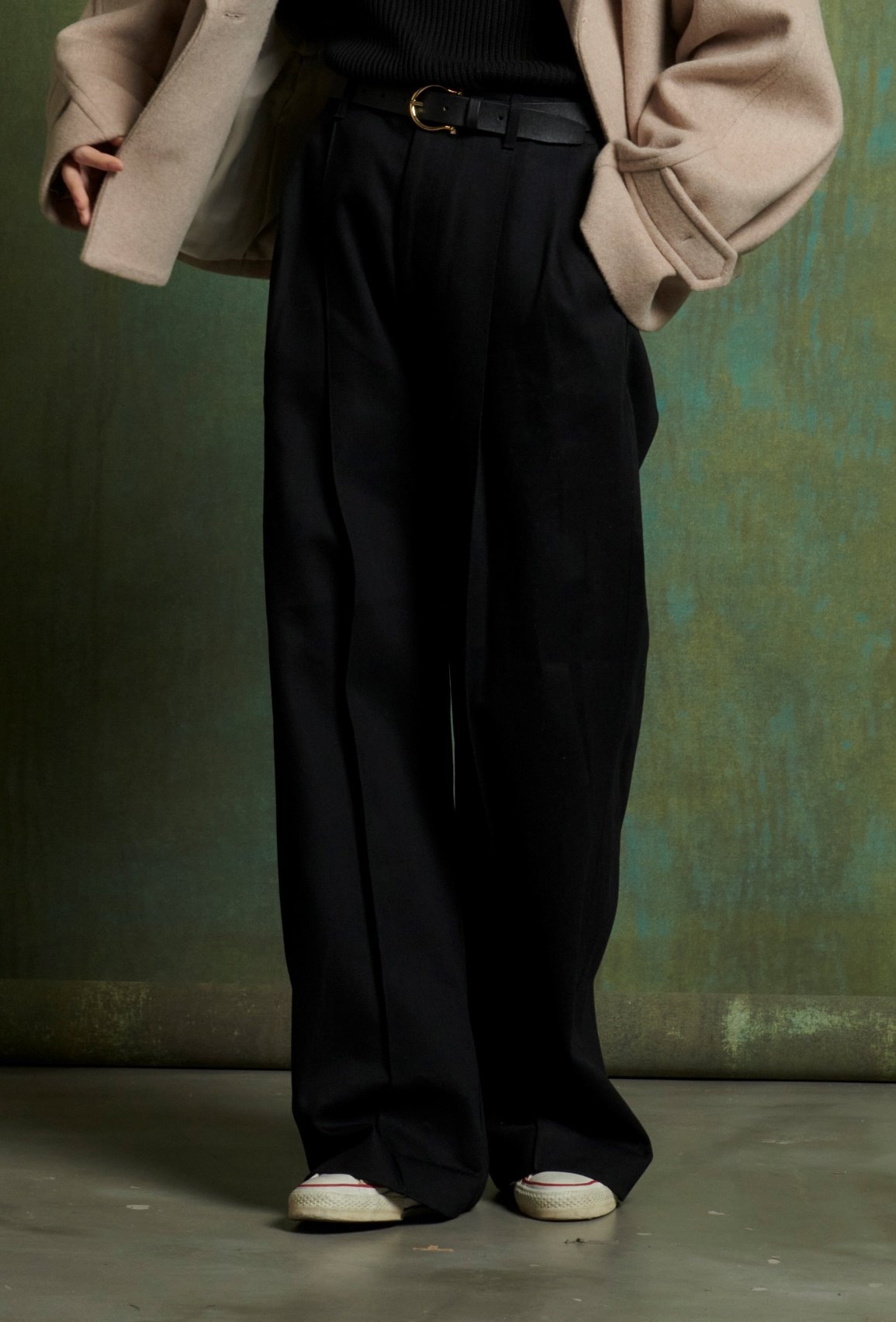 Rakuten Fashion㤨Nicolas Jenson [Tuning]DenimWideSlacks 󥳥顡󥽥 ѥ 󥺡ǥ˥ѥ ֥롼 ֥å ۥ磻ȡ̵ۡפβǤʤ28,600ߤˤʤޤ