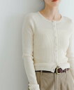 【SALE/40%OFF】URBAN RESEARCH 『UR TECH』メランジコットンカーディガン アーバンリサーチ トップス カーディガン ホワイト ブルー ピンク【送料無料】
