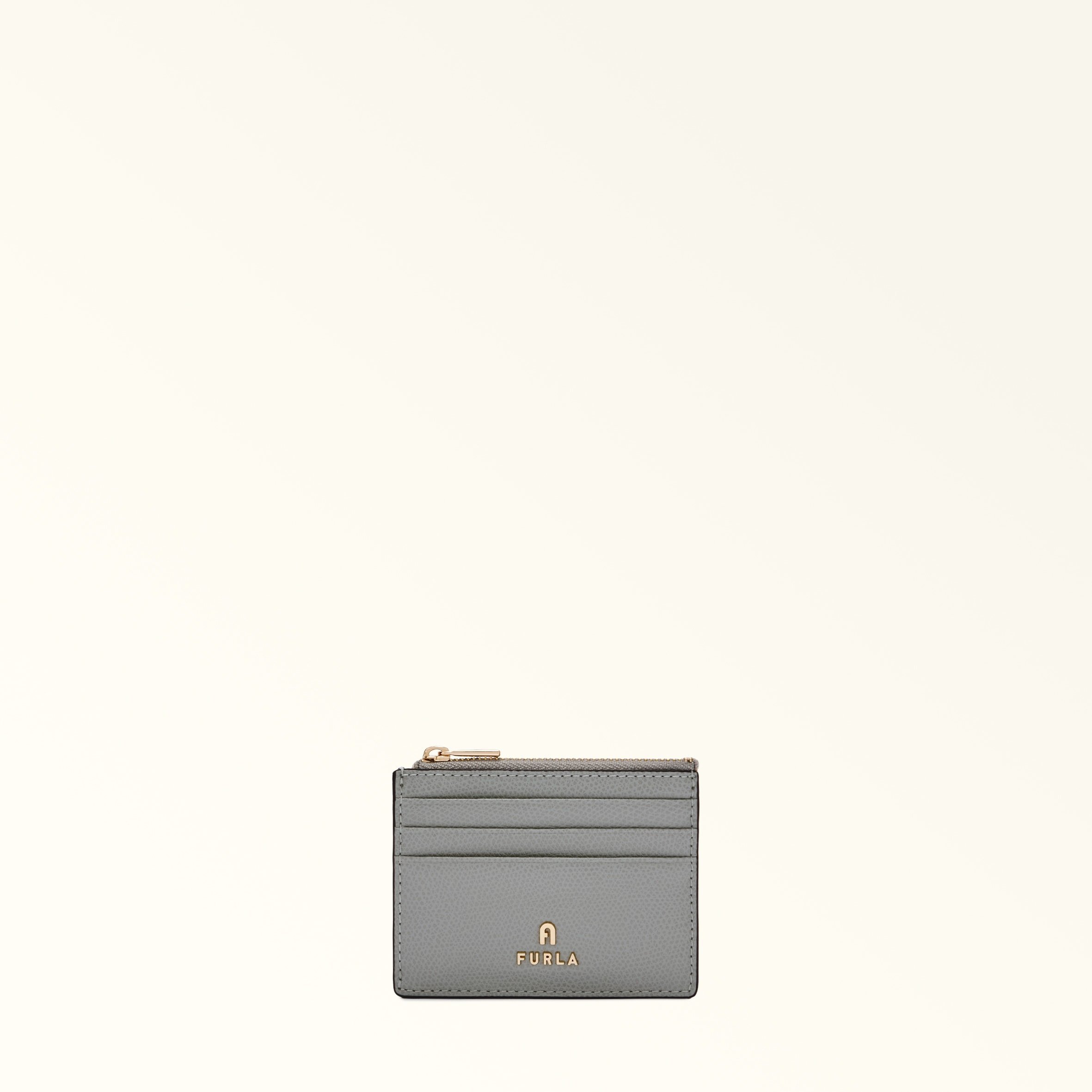 FURLA 【公式】フルラ カメリア カードケース S フルラ 財布・ポーチ・ケース 名刺入れ・カードケース ブラック グレー【送料無料】