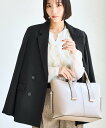 VIS 【美easy】ウーリッシュダブルブレストテーラードジャケット【セットアップ対応/洗える】 ビス ジャケット・アウター テーラードジャケット・ブレザー ベージュ ブラック グレー【送料無料】