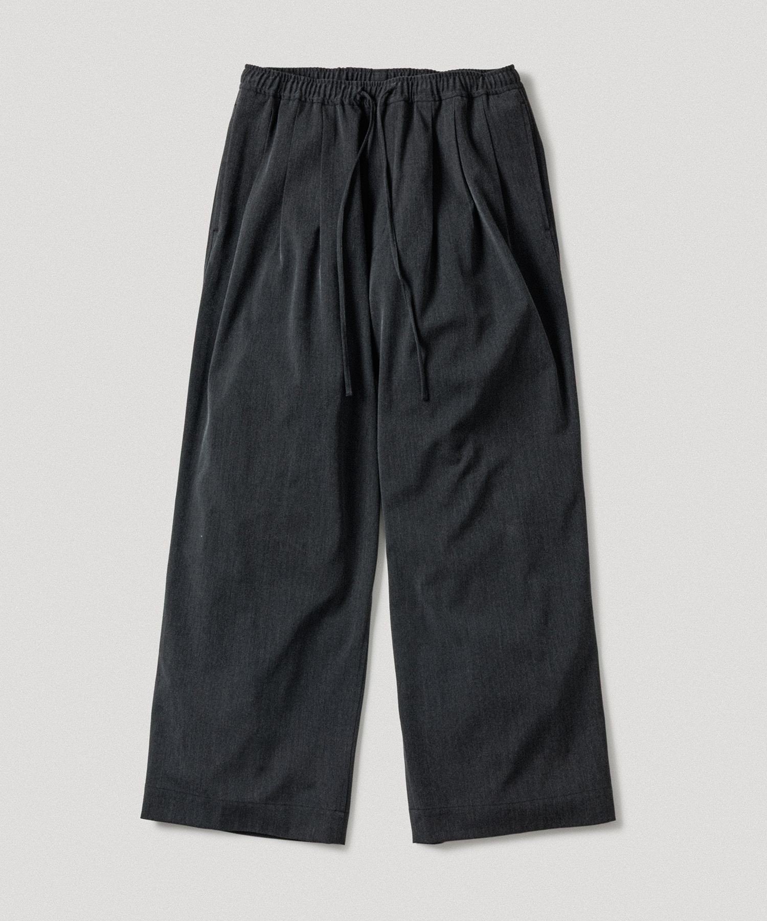 ADAM ET ROPE' HOMME 4WAY ストレッチ ツイル イージー スラックス / セットアップ対応 アダムエロペ パンツ スラックス・ドレスパンツ グレー カーキグリーン ブラック【送料無料】