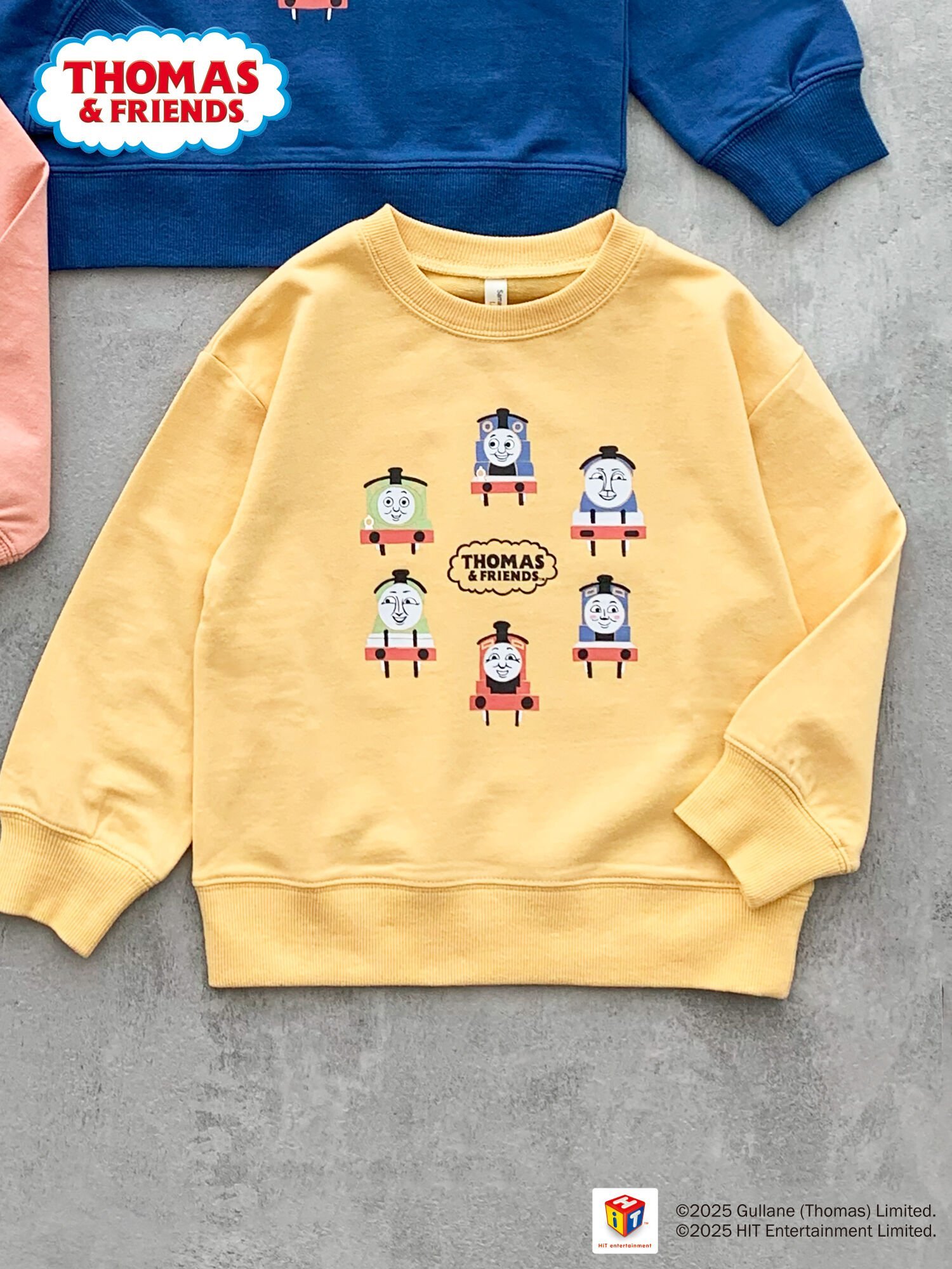 Samansa Mos2 Lagom 【きかんしゃトーマス】プリントトレーナー サマンサモスモス トップス カットソー・Tシャツ ブルー イエロー オレンジ 2