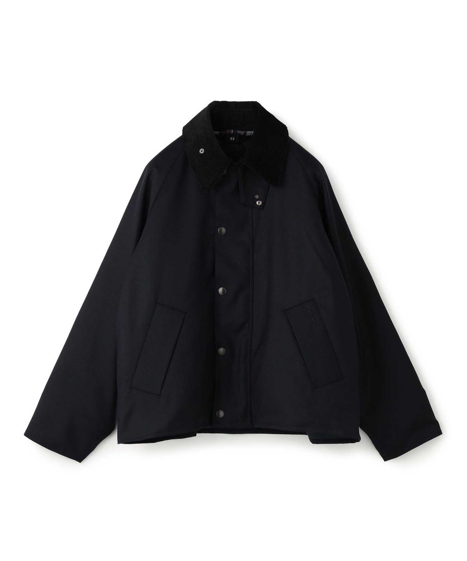【WEB先行予約・別注】Barbour TRANSPORT 3WAY ウールブルゾン DORMEUIL トゥモローランド ジャケット・アウター ブルゾン・ジャンパー カーキグリーン ネイビー