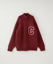 【SALE/60%OFF】CITEN <CITEN>カウチン ロゴ ニット ジャケット ユナイテッドアローズ アウトレット トップス カーディガン レッド ネイビー【送料無料】