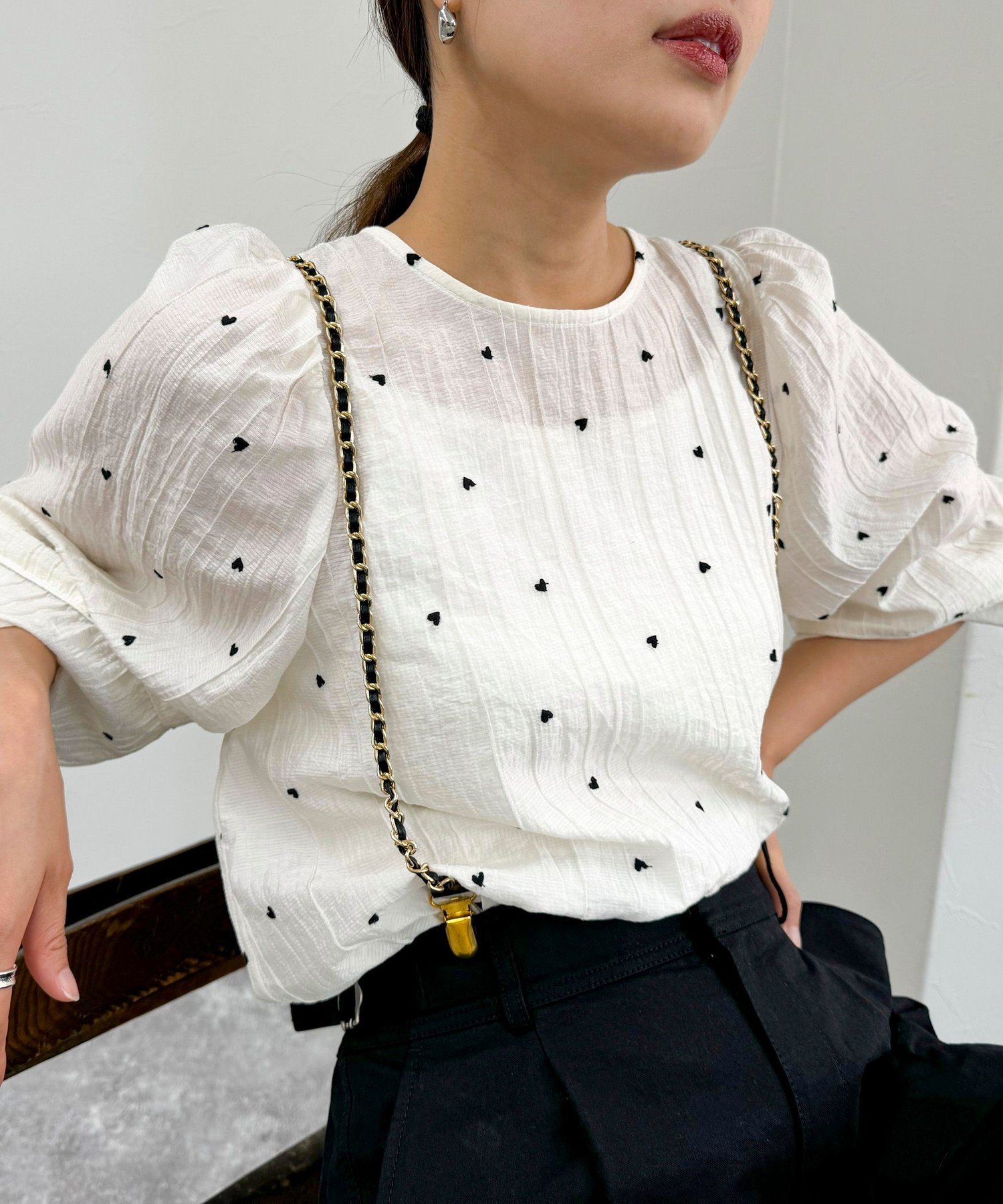 fredy emue チェーンサスペンダー フレディ アンド グロスター ファッション雑貨 サスペンダー ブラック【送料無料】