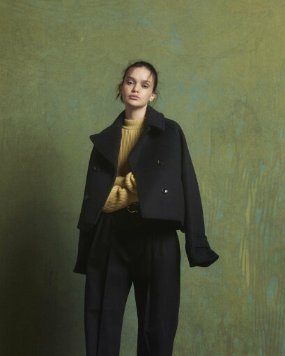 Nicolas Jenson LambsWoolMeltonShortRaglanCoat 二コラ ジェンソン ジャケット・アウター その他のジャケット・アウター ホワイト ブラック【送料無料】 Nicolas Jenson LambsWoolMeltonShortRaglanCoat 二コラ ジェンソン ジャケット・アウター その他のジャケット・アウター ホワイト ブラック【送料無料】
