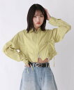 【SALE/58%OFF】repipi armario WZIPショートシャツ レピピアルマリオ トップス シャツ・ブラウス ブラック パープル イエロー
