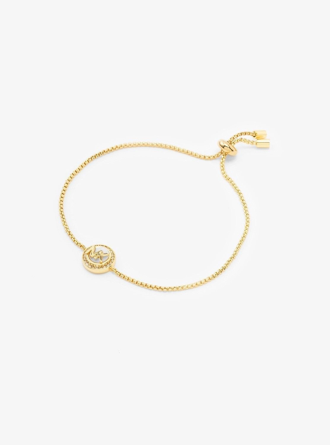 【SALE／50%OFF】MICHAEL KORS HALO マザーオブパール ゴールド ブラス スライダー ブレスレット マイ..