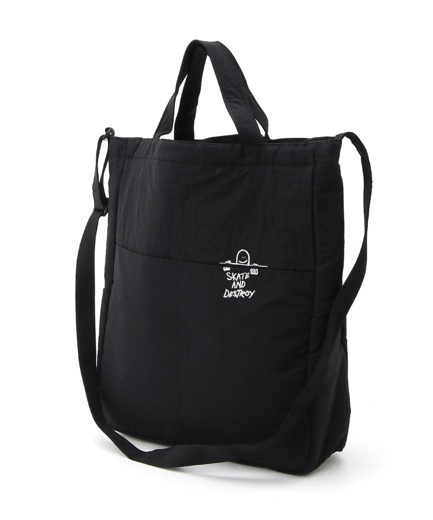 THRASHER THRASHER/(U)TOTE SHOULDER BAG L ショルダー スラッシャー バイ リフルページ バッグ ショルダーバッグ ブラック
