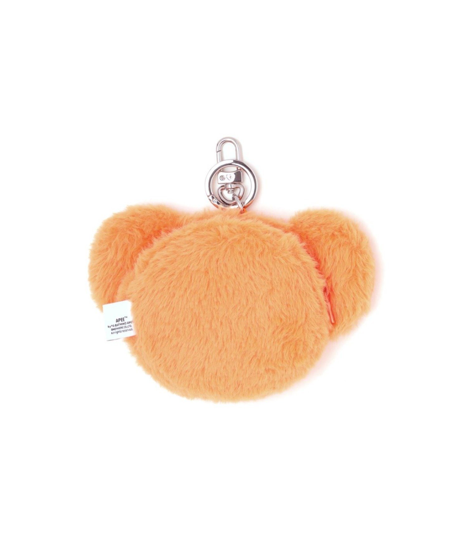 A BATHING APE BABY CORE FURRY COINS BAG KEYRING ア ベイシング エイプ ファッション雑貨 チャーム・キーチェーン オレンジ【送料無料】