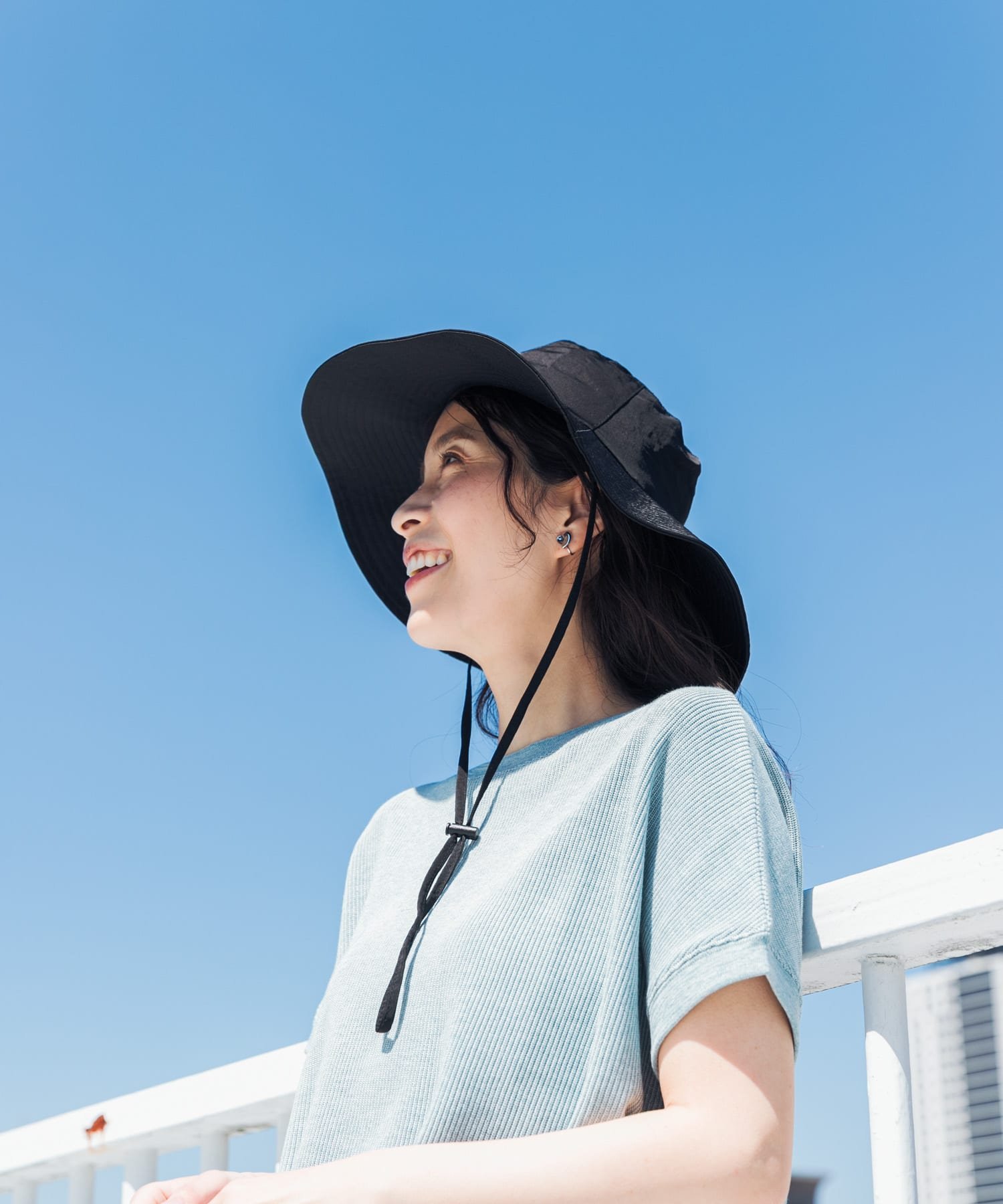 URBAN RESEARCH DOORS ウォッシャブルツバ広ハット アーバンリサーチドアーズ 帽子...