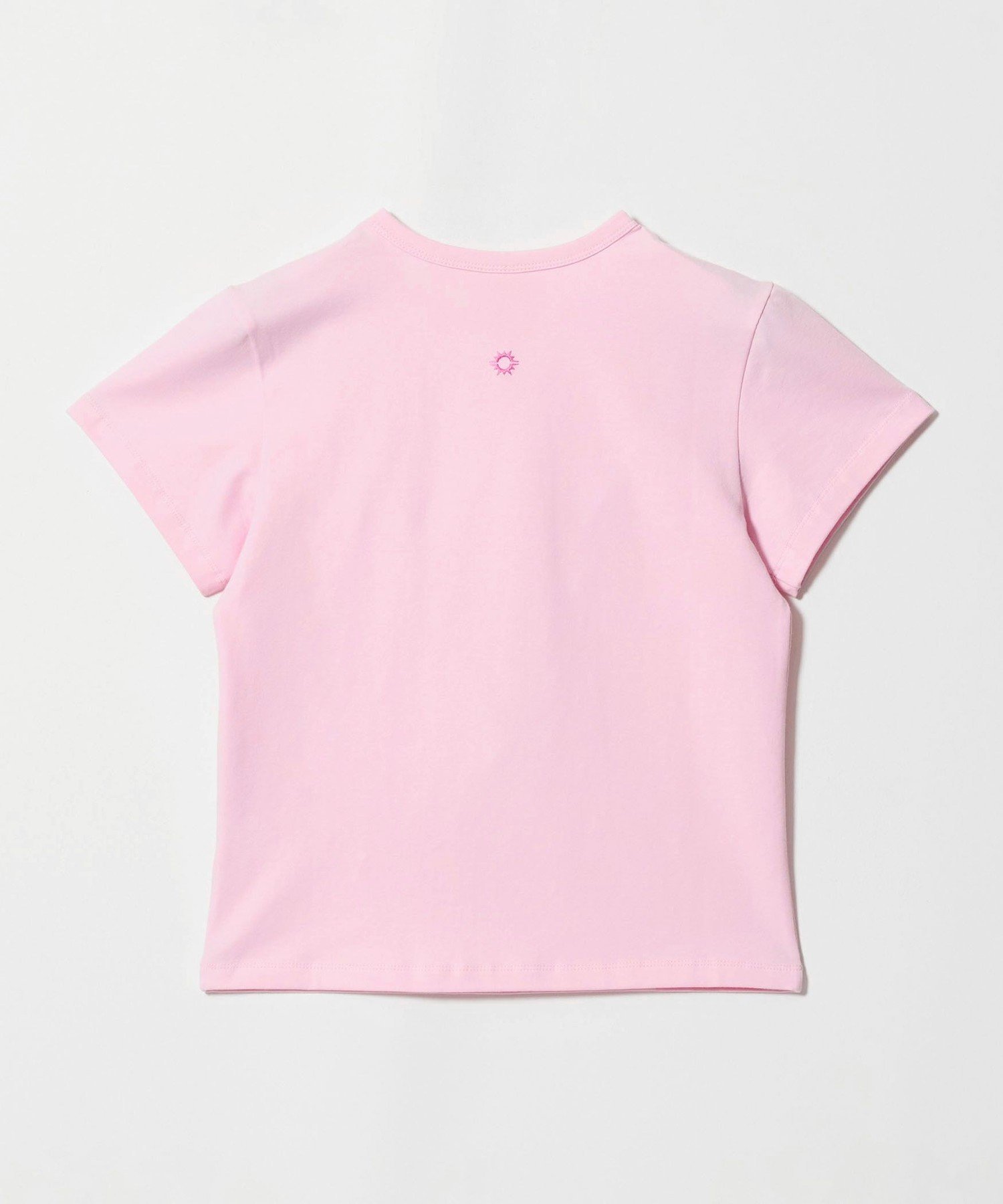 NICE WEATHER 【別注】＜HELLO SUNRISE＞ウィメンズ ロゴプリント Tシャツ ビューティー＆ユース ユナイテッドアローズ トップス カットソー・Tシャツ ホワイト ピンク