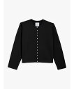 アニエスベー カーディガン レディース agnes b. FEMME M001 CARDIGAN カーディガンプレッション アニエスベー トップス カーディガン ブラック【送料無料】