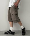 【SALE/44%OFF】WEGO MEN'S ケミカルカーゴショーツ ウィゴー パンツ キュロット ブラック カーキグリーン