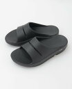 MEN'S MELROSE 【OOFOS/ウーフォス】Ooahh / ウーアー / リカバリーサンダル メンズメルローズ シューズ・靴 サンダル グリーン ブラ...
