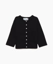 agnes b. ENFANT M001 L CARDIGAN ベビー カーディガンプレッション アニエスベー トップス カーディガン ブラック【送料無料】