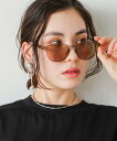 【SALE/10%OFF】Bou Jeloud UVシアーサングラス バブ / ブージュルード ファッション雑貨 サングラス ブラック ブラウン
