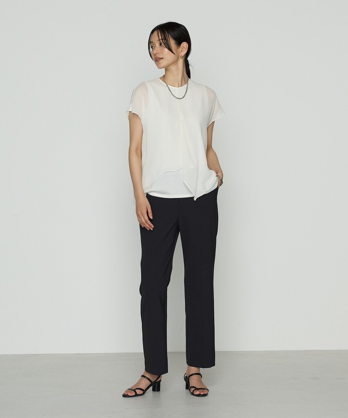 COMME CA S-SIZE [ Sサイズ ] ボディシェルオックス パンツ コムサ パンツ その他のパンツ ブラック【送料無料】