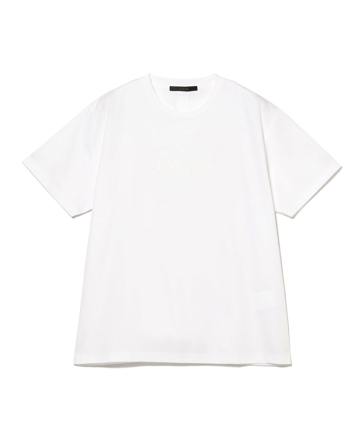 Brilla per il gusto TATRAS / PILADE コットン センターロゴ クルーネック Tシャツ ビームス メン トップス カットソー・Tシャツ ブラック ホワイト【送料無料】