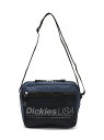 Dickies Dickies/(M)ロゴ メッシュポケット ミニショルダーバッグ ラザル バッグ ショルダーバッグ ネイビー ブラック