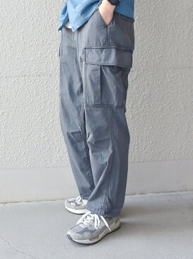 【SALE/40%OFF】SHIPS any SHIPS any: BDU ライトオンスデニム カーゴパンツ◇ シップス パンツ/ジーンズ カーゴパンツ グリーン グレー【送料無料】
