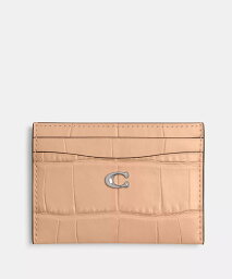 COACH エッセンシャル カード ケース コーチ 財布・ポーチ・ケース 名刺入れ・カードケース ピンク【送料無料】