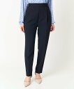MK MICHEL KLEIN(小さいサイズ) 【小さいサイズ】ベーシックテーパードパンツ/制菌加工/洗える/セットアップ対応 メゾンドゥサンク パンツ その他...