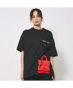 ABAHOUSE LASTWORD 【SML /エスエムエル 】COLOR-N/MINI HELMETBAG/ミニヘ アバハウス バッグ ショルダーバッグ ネイビー ブラック オレンジ カーキグリーン【送料無料】(4)