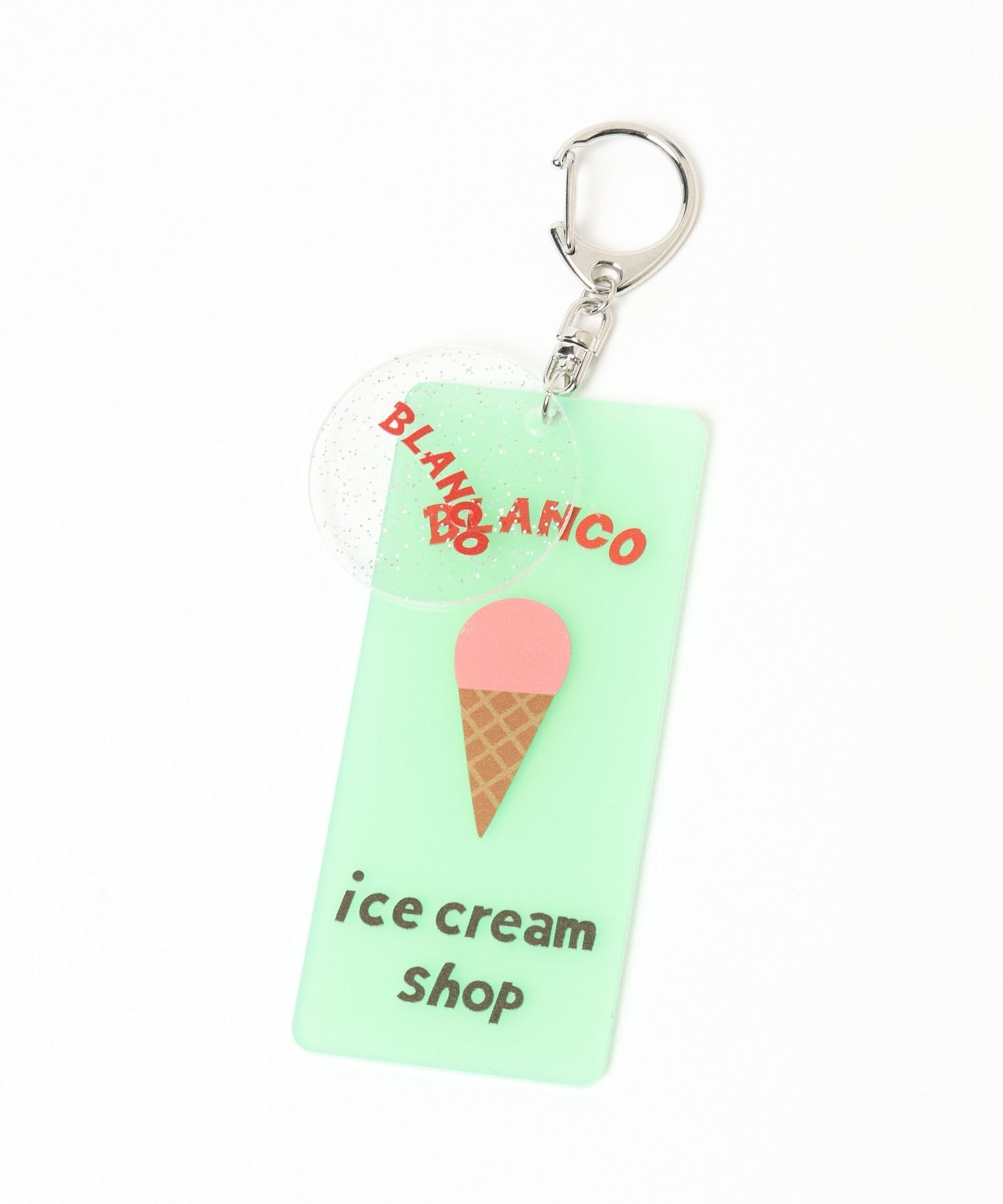 LEPSIM 【BLANCO ICE CREAM×LEPSIM】キーホルダーA レプシィム ファッション雑貨 チャーム・キーチェーン