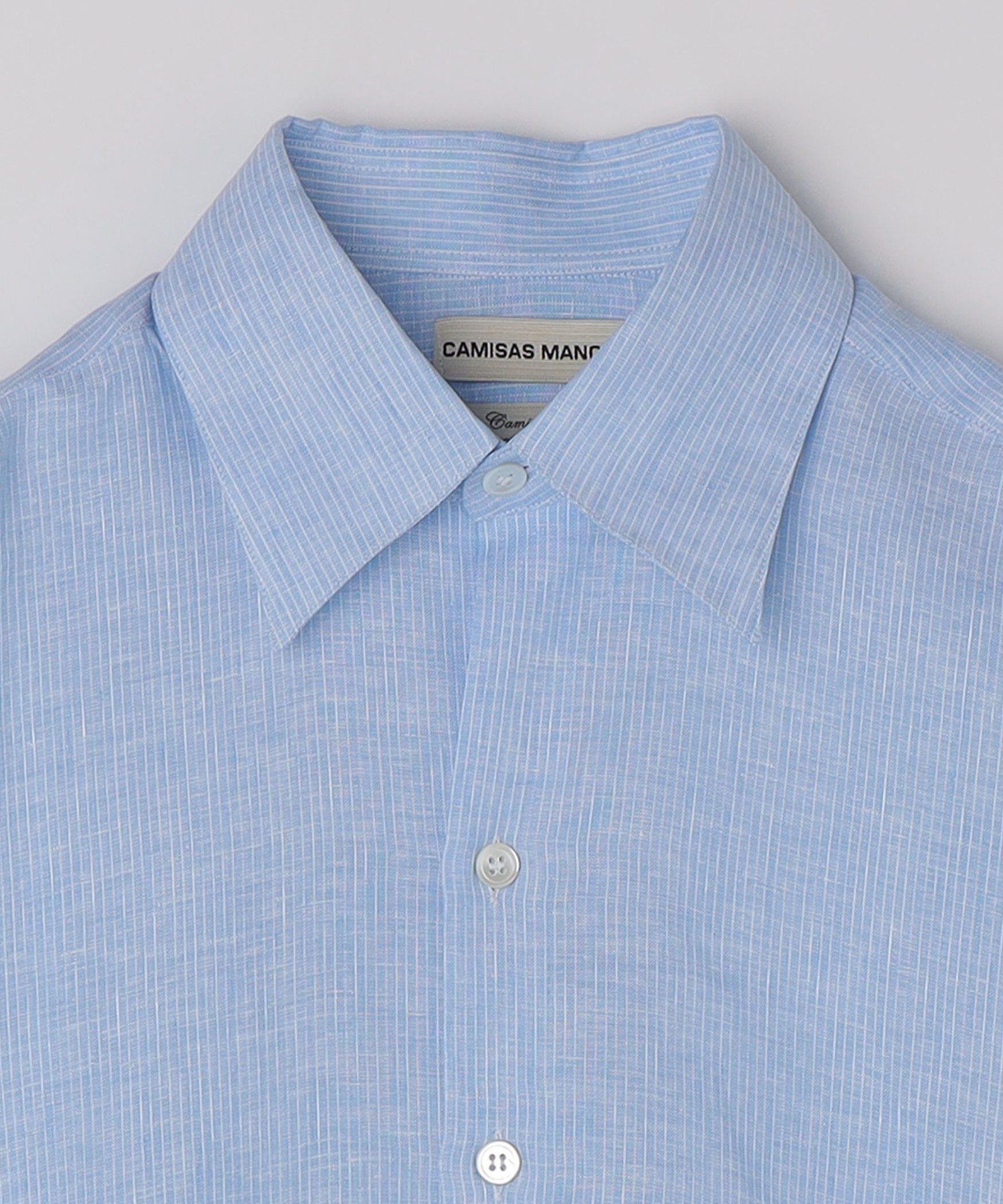 MEN CAMISAS MANOLO: LIGHT BLUE STRIPES NORMAL SHIRT シップス トップス シャツ・ブラウス