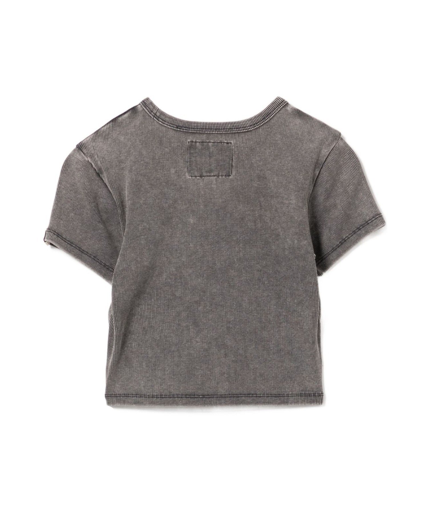WASHED RIBBED TEE ア ベイシング エイプ トップス カットソー・Tシャツ ネイビー グレー
