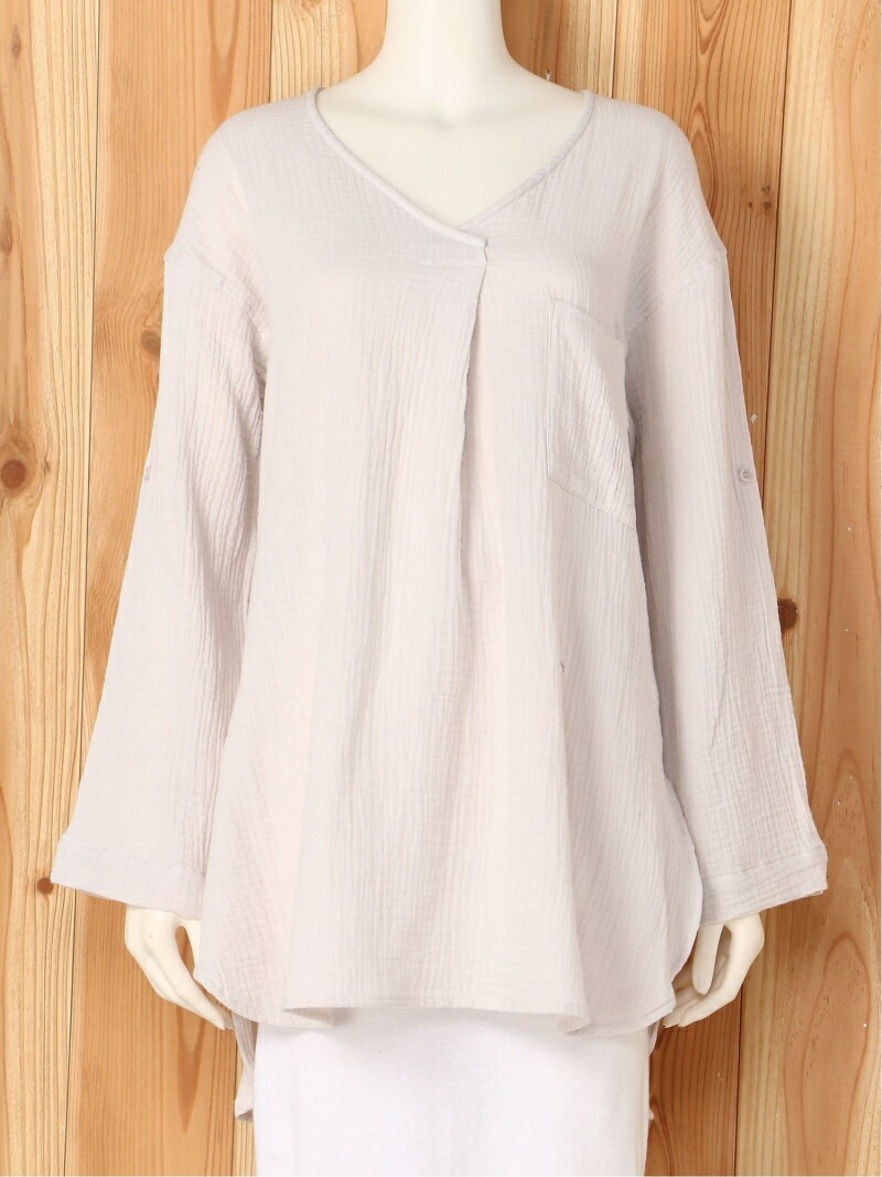 【SALE／30%OFF】gelato pique ガーゼプルオーバー ジェラートピケ インナー・ルームウェア パジャマ ベージュ グレー【送料無料】のサムネイル